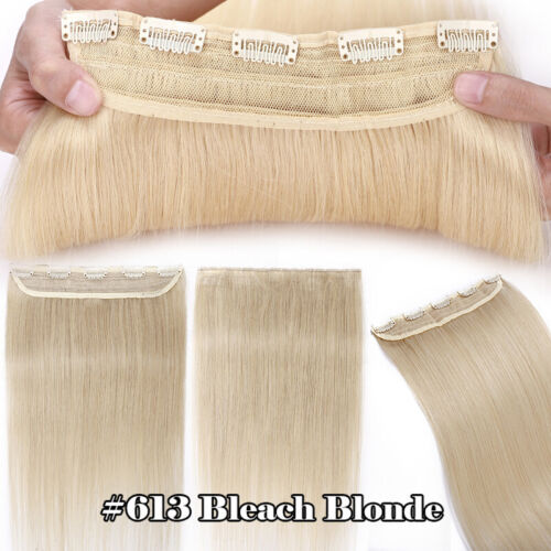 Extension Capelli Umani One Piece Clip In Remy 100% Mezza Testa Piena Balayage 100gr - Foto 31 di 43