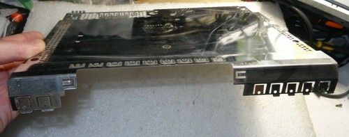 Panel forrador de metal PHAT blanco Microsoft Xbox 360 X800366-solo OK-edad desgaste de metal - Imagen 3 de 12