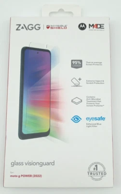 ZAGG Invisible Shield Glass Visionguard Screen Protector for Moto G Power (2022) - Image 1 of 4