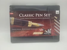 JML Classic Pen Set Various Ink Pens & Pencil 66 Piece Refill Carry Case. Sealed