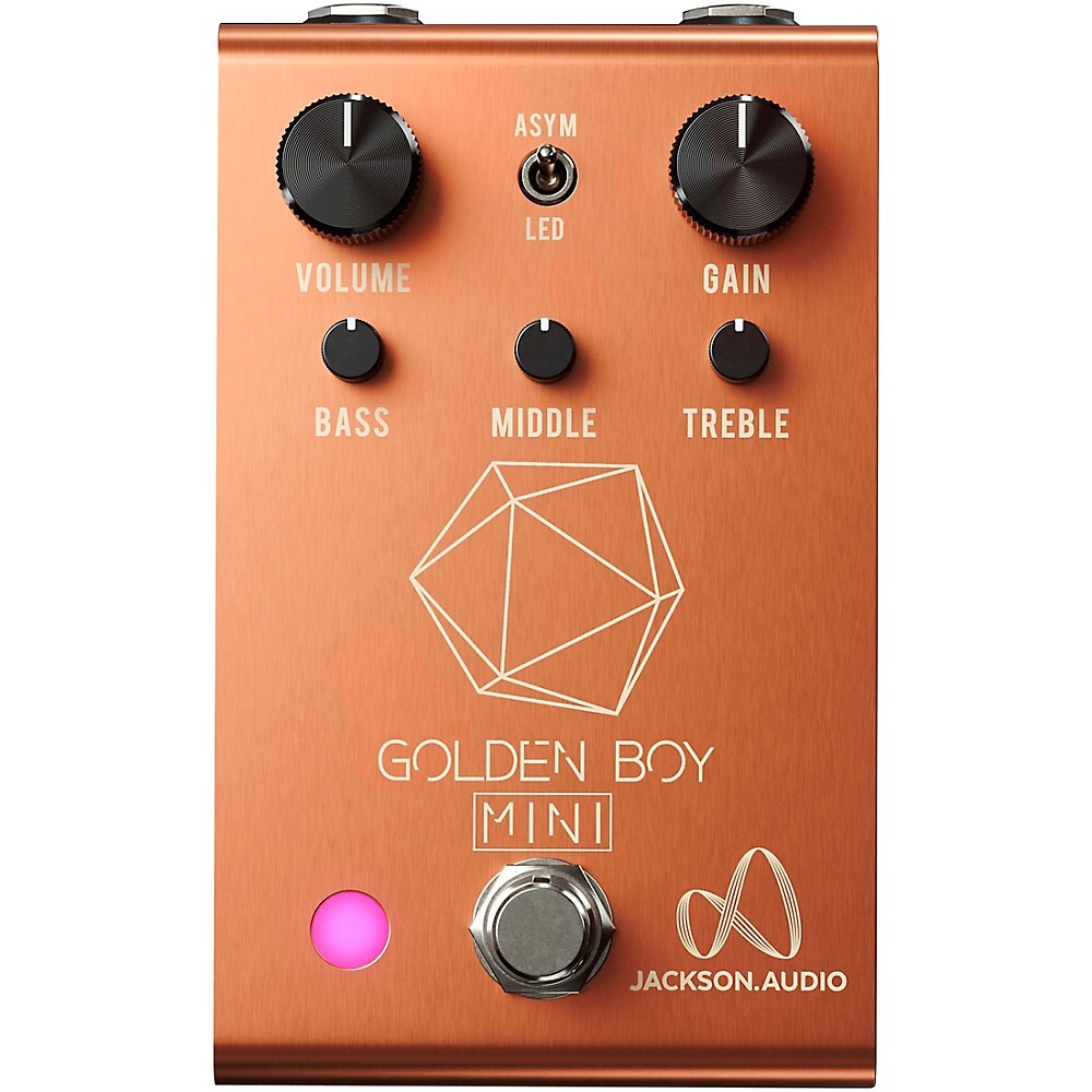 Педаль эффектов Jackson Audio Golden Boy Mini Overdrive Розовое золото 28490₽