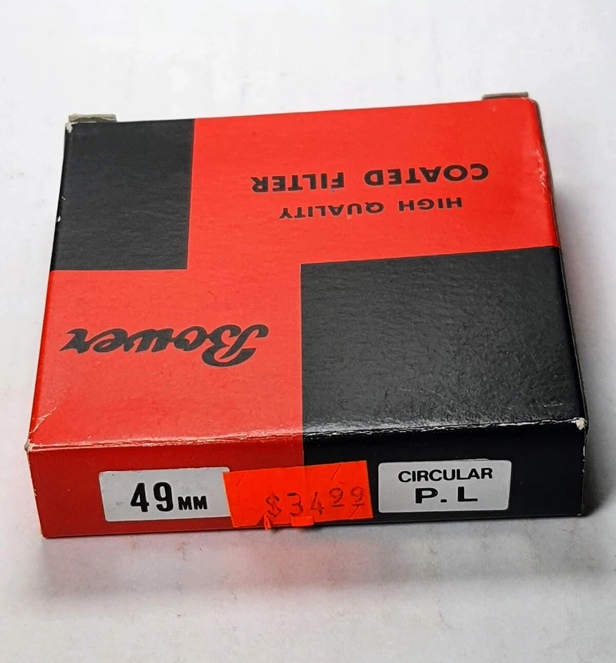 49mm Bower Circular Polarizer CPL Glass Lens Filter P-CL 49 mm 49 PL-C Japan - Image 3 of 4