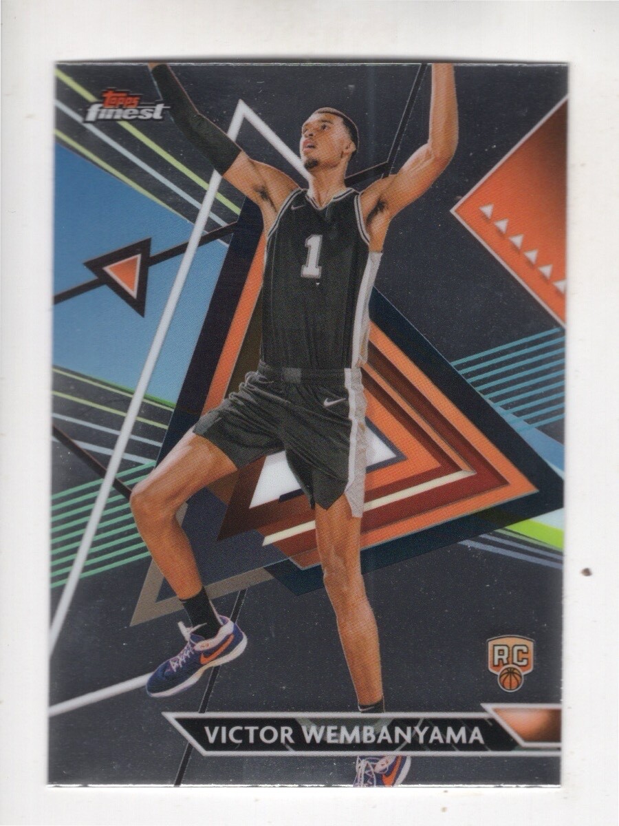2023-2024 Topps Finest Victor Wembanyama Uncommon Rookie RC #197