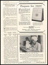 1928 Publishers Photo Service Inc. New York Photo India Elephant Artist Print Ad