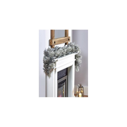 6ft Snowy Tipped Fir / Pine Garland Christmas Decoration - Picture 2 of 3