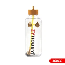 1set 360ML Fuel Tank Golden Material Cap For Gas RC Airplane Logo Zyhobby
