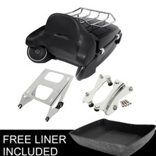 King Trunk Pad Speakers Mount Docking Fit For Harley Touring Road King 14-26