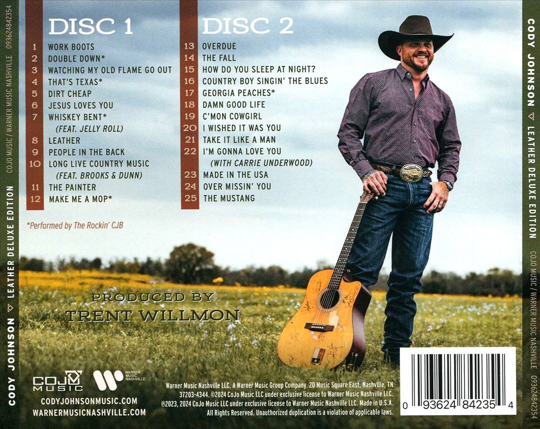 CODY JOHNSON LEATHER NEW CD | eBay CODY JOHNSON LEATHER NEW CD | eBay