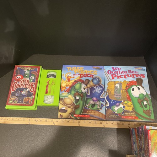 VeggieTales VHS Lot 15 mit zwei VeggieTales Büchern - Bild 4 von 11