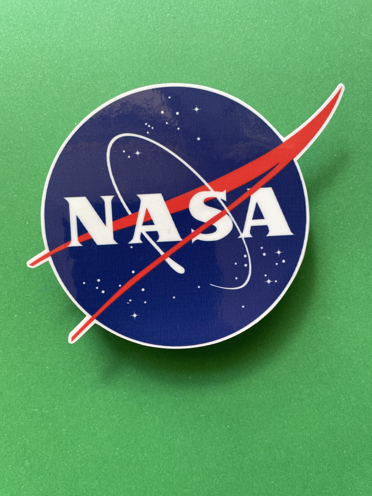 NASA Logo Vinyl Sticker 3.5" | Full Color Laminated Space Decal Waterproof