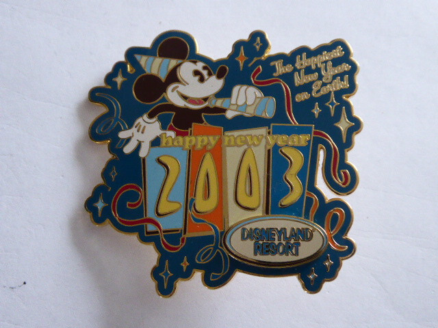 Disney Trading Pins 17926 DLR - New Years Day 2003 Mickey (3D) | eBay