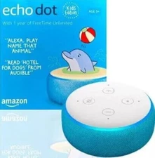 Amazon Echo Dot Kids Edition Smart Speaker with Alexa Voice