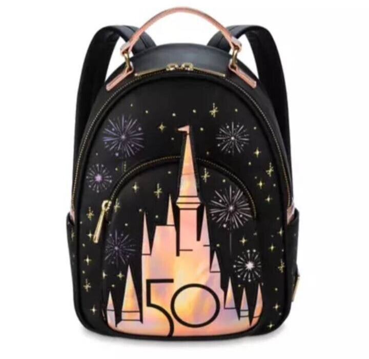 Loungefly ディズニー　WDW 50周年 リュック ディズニー ラウンジフライ WDW 50周年 Loungefly リュック 新品