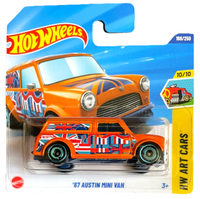 Hot Wheels '67 Austin Mini Van Art 10/10 2025 169/250 1:64 Modellauto Spielzeug