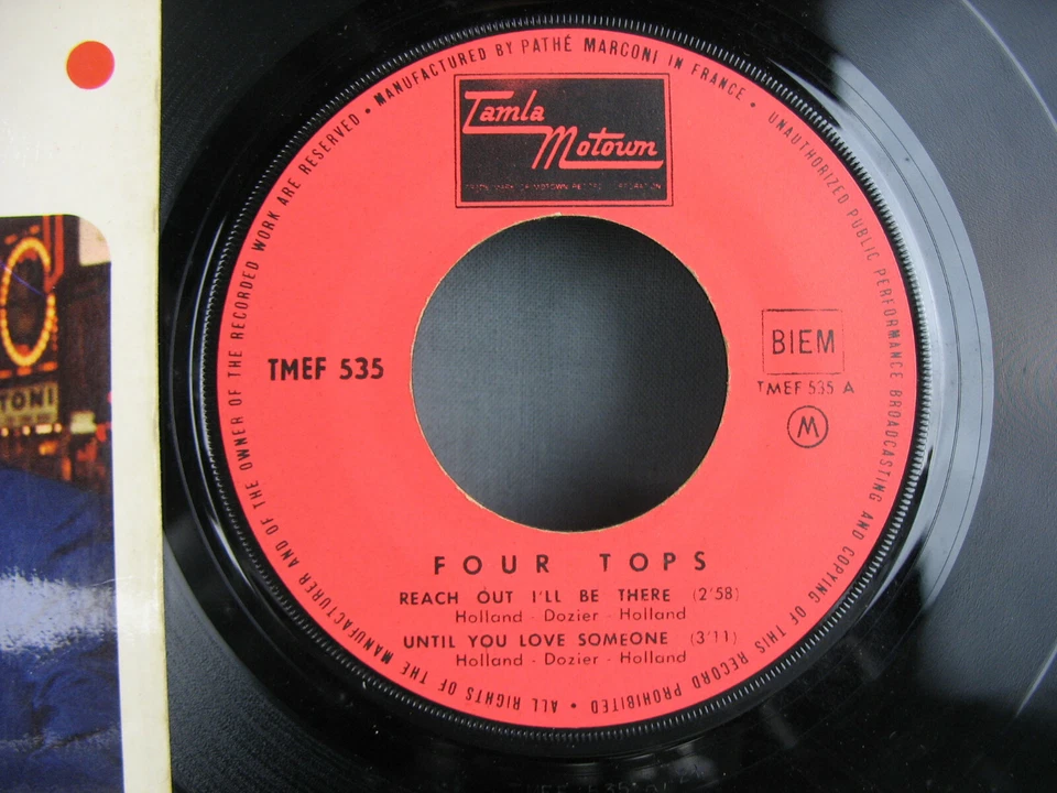 EP - FOUR TOPS - FRENCH EP - Funk Soul - Tamla Motown 1966 - TMEF 535 - Photo 2/3