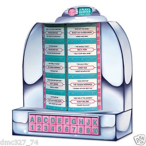 1950s Sock Hop Grease Party Table Decoration 3 D Tabletop Jukebox