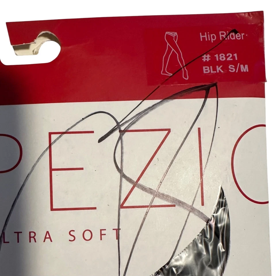 Medias Capezio Mate Semi Opacas Hip Rider Transition #1821 Negras S/M Nuevas con Etiquetas Foto 2 de 4