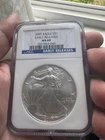 U.S. Mint 2007 American Silver Eagle $1 1 oz .999 Silver NGC MS69
