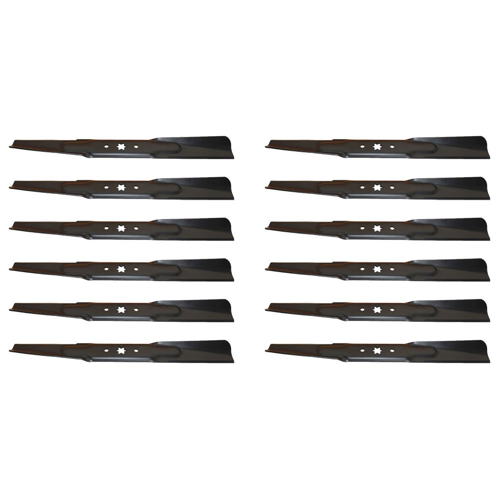 Qty 12: Standard Mower Blades Fits Cub Cadet Replaces 742-04244