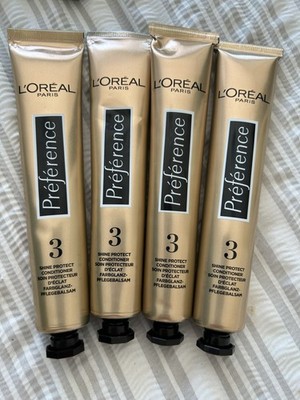 L'OREAL PARIS PREFERENCE 3 SHINE PROTECT CONDITIONER 4 X 54ml Neu 