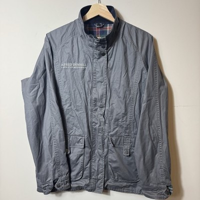 Alfred Dunhill Links Championship Jacke grau Golfmantel kariert gefüttert Medium