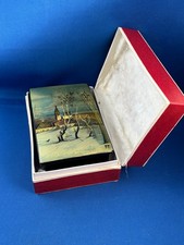 Vintage Russian Lacquer Box The Rooks Are Flying Back USSR c.1970 Signed