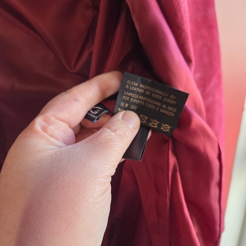 Siena Raspberry Wine Button Front Long Sleeve Lea… - image 10