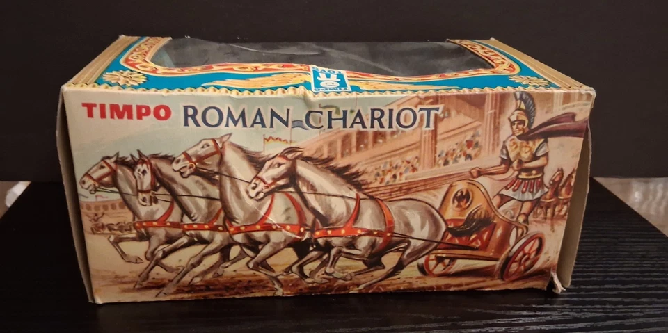 CARRO ROMANO TIMPO 1ª VERSIÓN EN CAJA MUY BONITO, Nº 1800 Foto 4 de 4