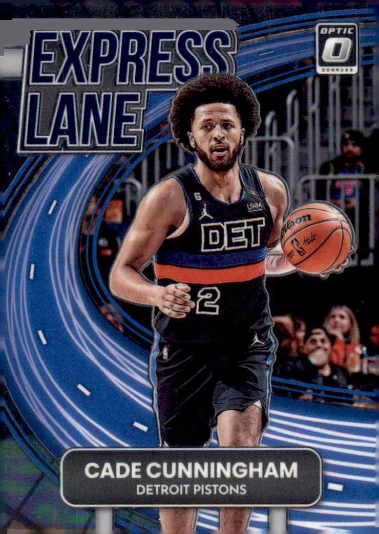 Cade Cunningham 2022-23 Donruss Optic Express Lane