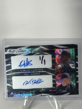 2023 LEAF DUAL GRAPHICS 1/1 AUTO ZEBRA CARLOS LAGRANGE / WILL WARREN