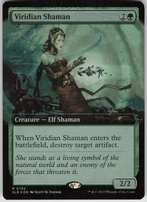 MTG Viridian Shaman Extended Art Foil NM Secret Lair Drop Series Magic 782