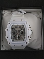 Activa X Invicta 44.3mm w/ Skeleton Dial PC Case White Watch ACW2305-006