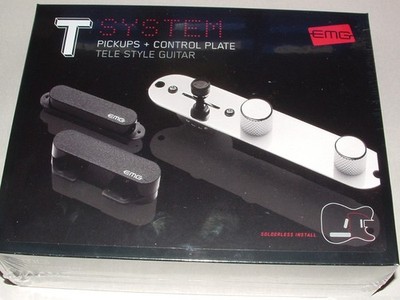EMG T System Active Tele Pickup Set (Black) New with Warranty