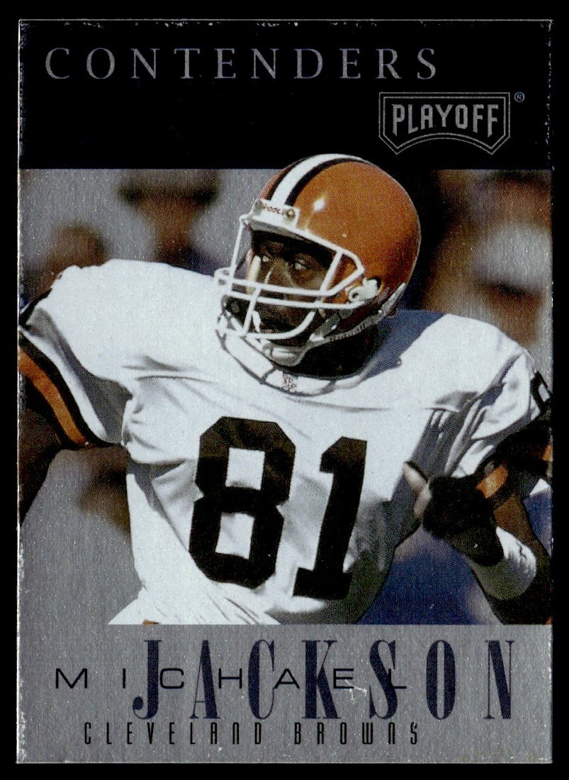 1995 Playoff Contenders Michael Jackson Cleveland Browns #120