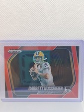 2025 Panini Prizm Black Garrett Nussmeier Red 9/299 🔥2026 Draft Class🔥