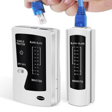 Petechtool Network Ethernet Cable Tester For Lan Rj45 Cat5 Cat5E Cat6 Cat6A
