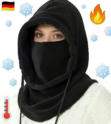 Winter  Fleece Thermo  Sturmhaube Fahrrad Sturmmaske Skimaske Mütze Schal