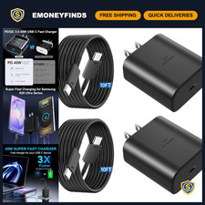 45W USB C Fast Charger Block, Type C Fast Charging with 10FT Cable - Quick Charg