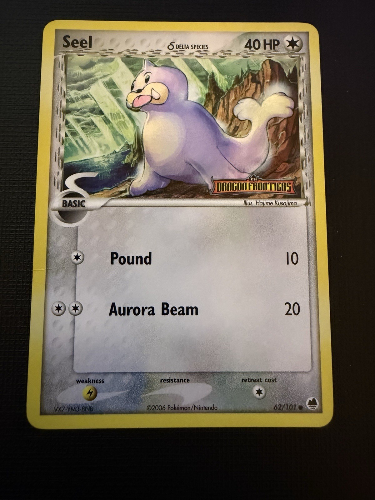 Seel (Delta Species) #62/101 - EX Dragon Frontiers Reverse Holo 2006 Pokemon