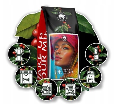 Kaffeebohnen 1 kg   DE BOA 100 % Arabica   frisch geröstet Espressomaschinen