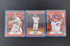 2025 Topps Stadium Club Nick Kurtz Paul Skenes Matt Shaw RC Red Foil LOT3