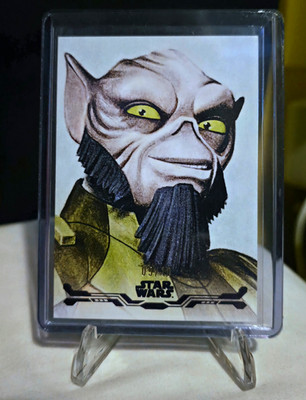 2025 Topps Star Wars Smuggler's Outpost - Zeb #SAS-35 - Stellar Art - Black /10