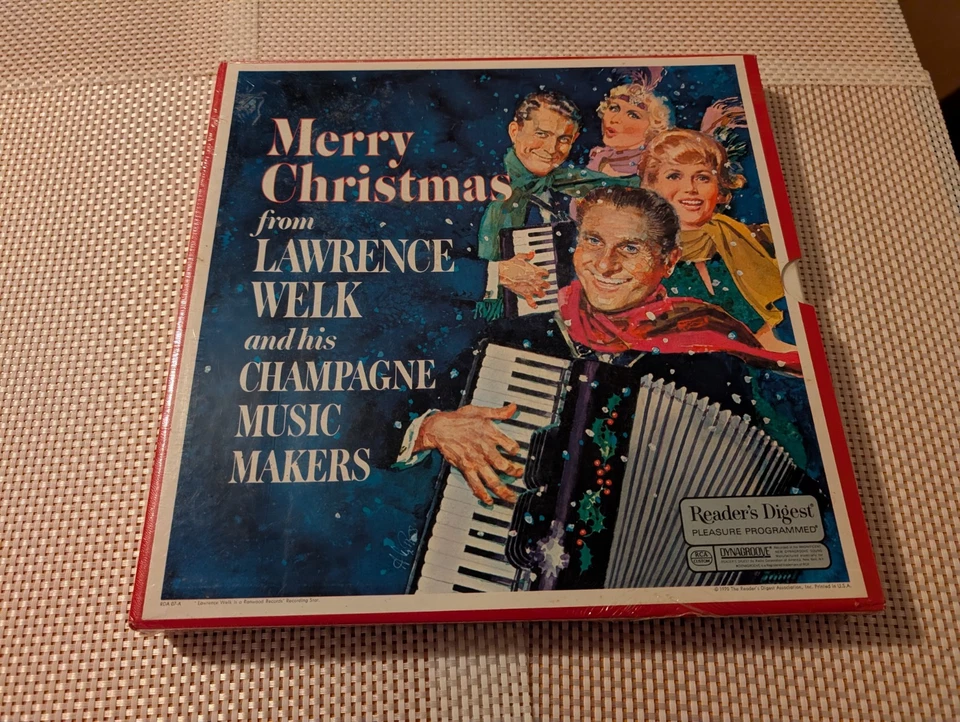 1970 LAWRENCE WELK Merry Christmas LP Readers Digest 4 LP Box Set Vinyl SEALED - Image 4 of 4