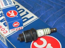 Original Box -eight Ac Spark Plugs C43 - 5612002 New Old Stock-nos