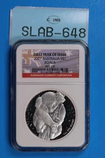 2007 $1 AUSTRILIA FIRST YEAR ISSUE NGC MS69 KOALA BEAR SLAB-648