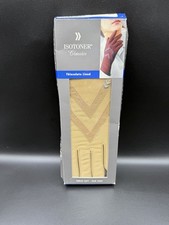 Isotoner Stretch Classic Womens Gloves Tan Thinsulate Lined One Size