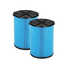 Nispira VF5000 HEPA Vacuum Filter For Rigid 72952 WD1450 WD0970 RV2400A 2 Pk