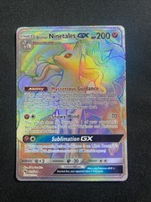 Alolan Ninetales GX 225/214 Lost Thunder Rainbow Secret Rare Damaged (DMG) on eBay