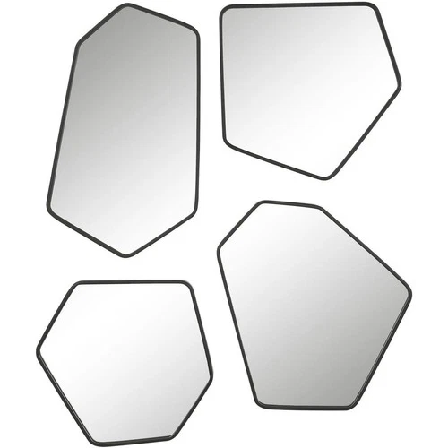 Uttermost 09813 Linneah 20 X 12 inch Satin Black Mirrors - Picture 1 of 8
