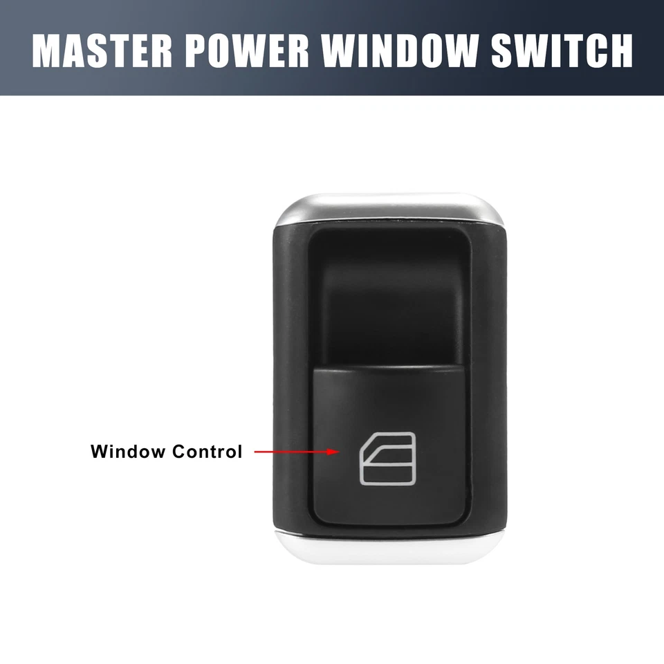 Pacote (1) interruptor de janela de energia de carro para Mercedes-Benz B250e GLE500 GLE400 2016-2017 - Imagem 3 de 4